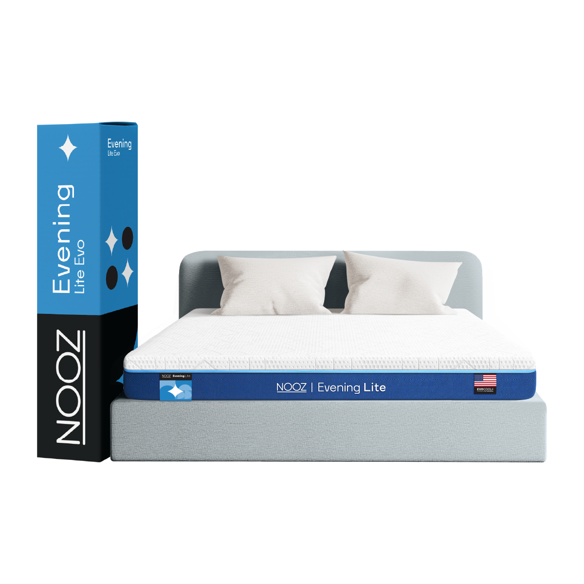 ที่นอนเมมโมรี่โฟม 3.5 ฟุต NOOZ EVENING LITE EVO หนา 4 นิ้ว_0